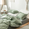 Beautilful Solid Pile flock cloth bedding set